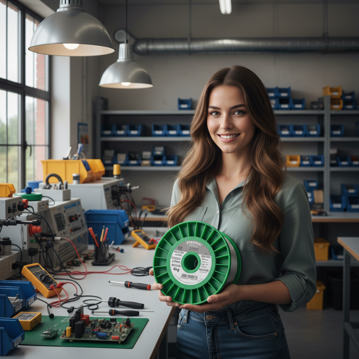 Grondstoffen in soldeertin